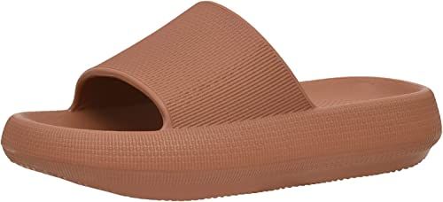 CUSHIONAIRE Women's Feather recovery slide sandals with +Comfort | Slides