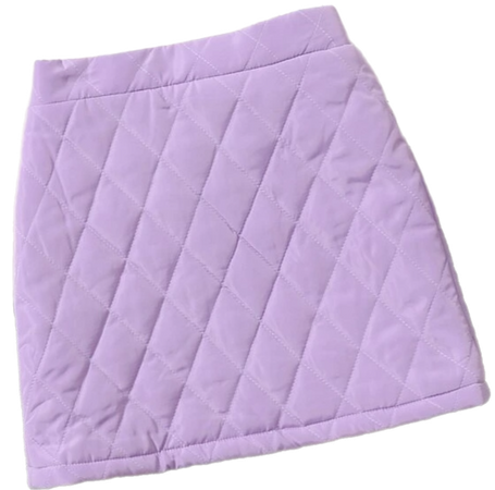 purple puff skirt