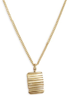 Madewell x To The Market Ridged Pendant Necklace | Nordstrom