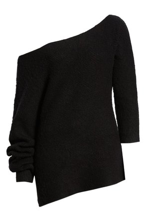 Treasure & Bond One-Shoulder Ribbed Sweater | Nordstrom