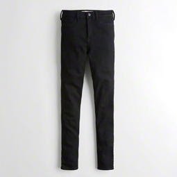 (Clean Black) Classic Stretch Hi-Rise Super Skinny Jeans