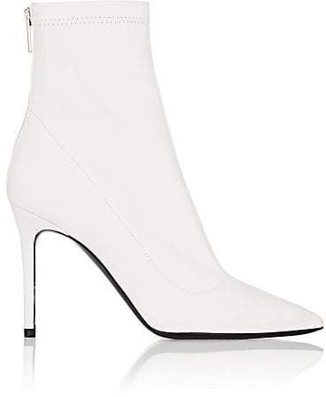 Women's Lula Leather Ankle Boots - White