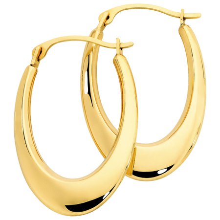 yellow hoop earrings