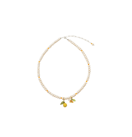 ShaiShaiShai - LEMON pearl necklace