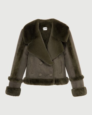 FAUX SHEARLING – Forest – byTSANG