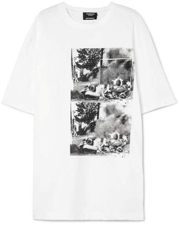 Andy Warhol Foundation Oversized Printed Cotton T-shirt - White