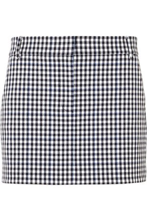 Tibi | Gingham twill mini skirt | NET-A-PORTER.COM