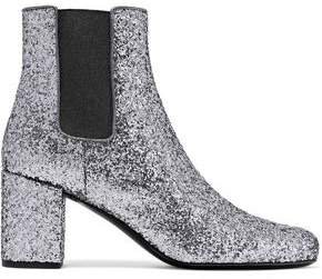 Babies Glittered Leather Ankle Boots