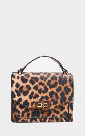 Leopard Pu Box Cross Body Bag | Accessories | PrettyLittleThing USA