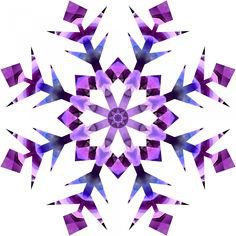 Purple Snowflake Free Stock Photo - Public Domain Pictures