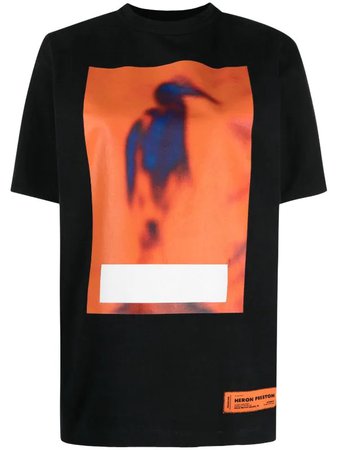 Heron Preston Censored heron print T-shirt