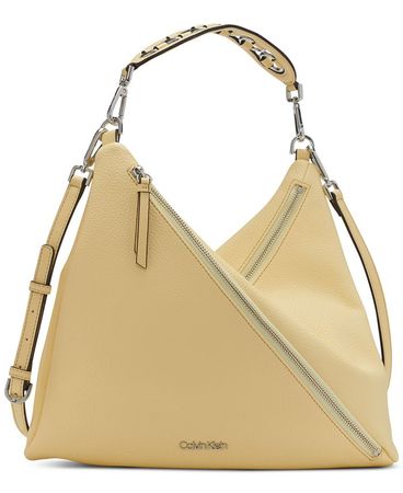 Calvin Klein Geo Convertible Multi Zippered Crossbody & Reviews - Handbags & Accessories - Macy's