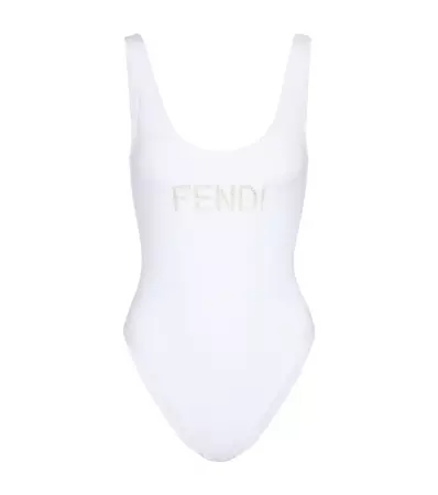 Fendi - Logo swimsuit | Mytheresa