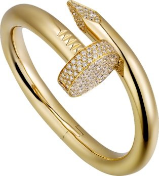 CRN6712517 - Juste un Clou bracelet - Yellow gold, diamonds - Cartier