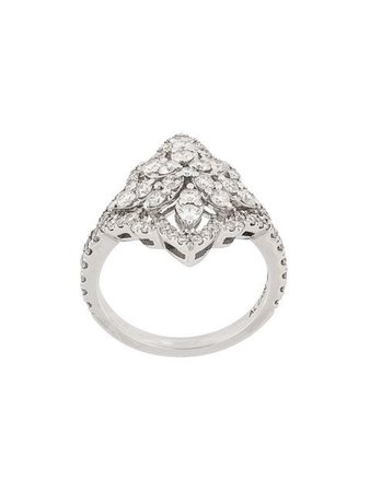 Monan 18kt white gold and diamond cocktail ring