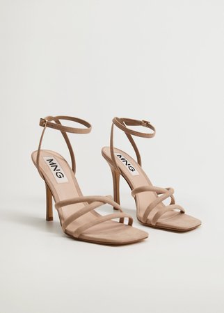 Strappy heeled sandals - Woman | Mango Slovakia
