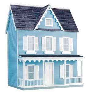 blue dollhouse