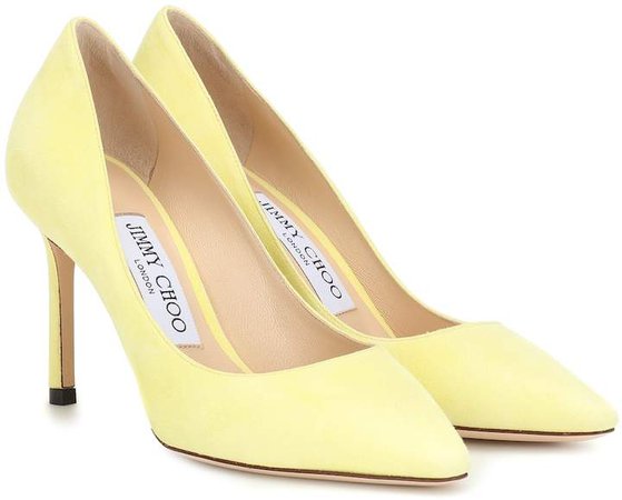 Exclusive to Mytheresa a Romy 85 suede pumps