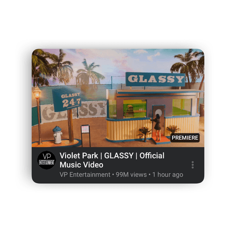 Violet Park | GLASSY | Official Music Video