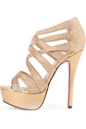 gold high heels - Google Search