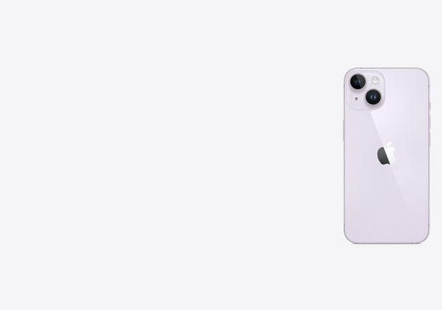 purple iPhone 14