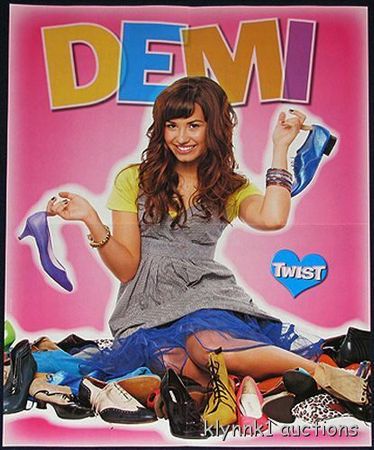 Demi Lovato 2 Posters Centerfold Lot 1556A Ashley Tisdale & Camp Rock on back | eBay