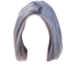 Short Blue/Purple/Silver Hair PNG