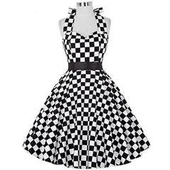 checker dress