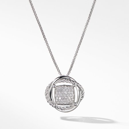 The Crossover Collection Pendant Necklace with Diamonds