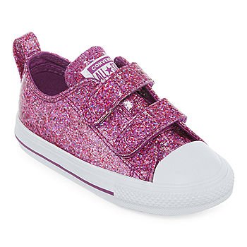 Converse Chuck Taylor All Star Party Dress Girls Sneakers Lace-up, Color: Icon Violet White - JCPenney