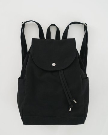 Drawstring Backpack - Black