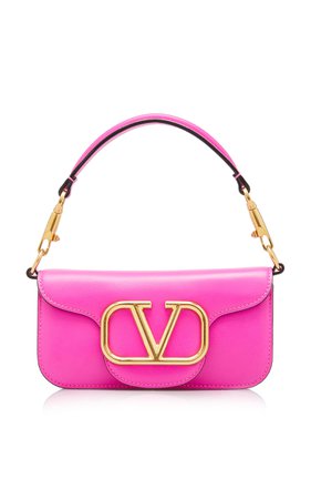 Valentino Garavani Small Loco Leather Shoulder Bag By Valentino | Moda Operandi