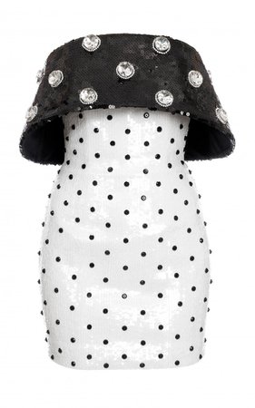 large-balmain-black-white-polka-dot-hand-embroidered-sequined-dress — imgbb.com