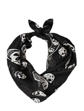 alexander mcqueen skull scarf