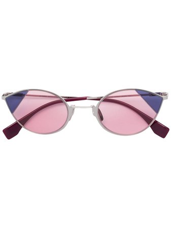 Fendi Eyewear round frame sunglasses