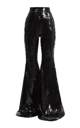 black sequin pant