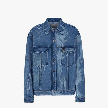 Jacket - Blue denim jacket | Fendi