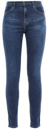 Faded Mid-rise Skinny Jeans