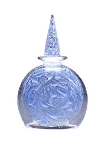 Lalique glass bottle