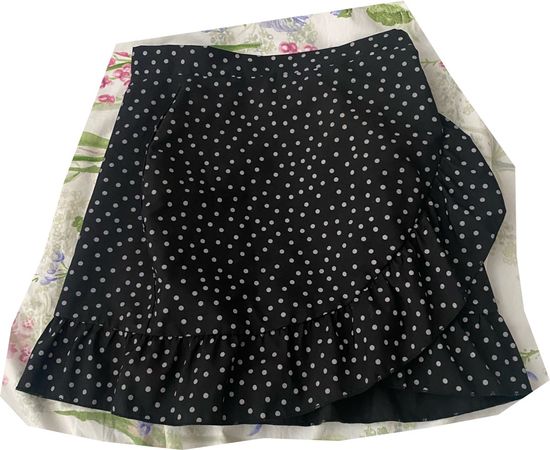 Black & White Spotted skirt