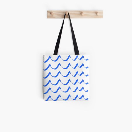 "Simple Waves" Tote Bag by SincerelyLittle | Redbubble