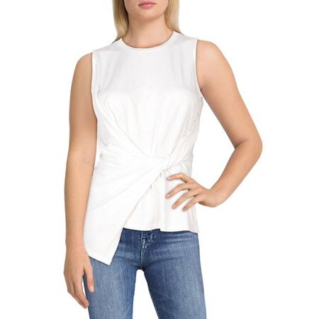 Kobi Halperin Womens Emilee Twist Pullover Blouse White XXL - Walmart.com