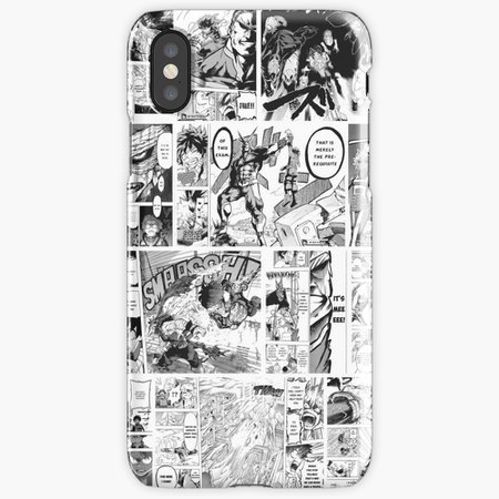 "MHA - Manga Panels" iPhone Case & Cover by Tik-Asse | Redbubble