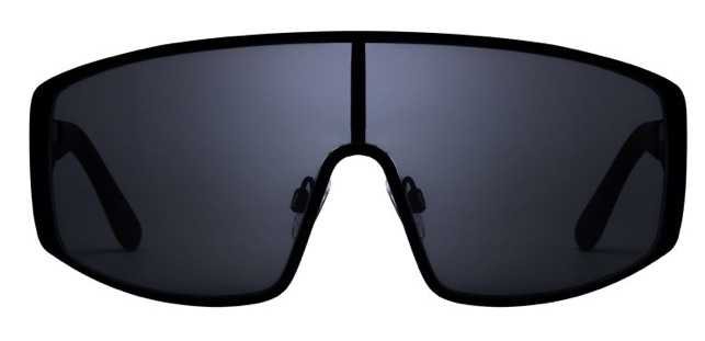 CAROLINA LEMKE X KKW Black Smoke Gemini Sunglasses