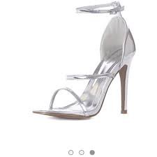 silver strapped shoes - Google Search