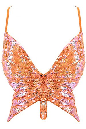 Amazon.com: Hoohu Womens Indian Belly Dance Costumes Performance Outfits Butterfly Bandage Padded Bra Sequin Pearl Embroidery Tank Top Rose Red : Clothing, Shoes & Jewelry