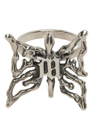 MISBHV Silver Butterfly Ring