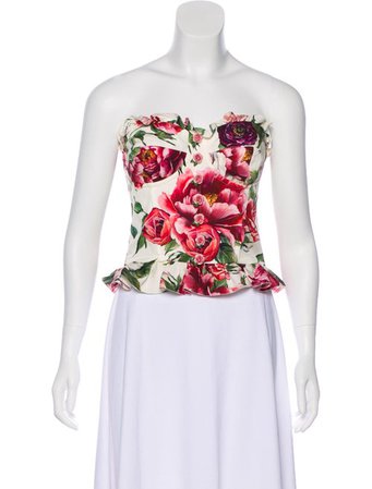 Dolce & Gabbana Silk Floral Top w/ Tags - Clothing - DAG147702 | The RealReal