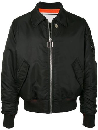 Wooyoungmi point collar technical bomber jacket