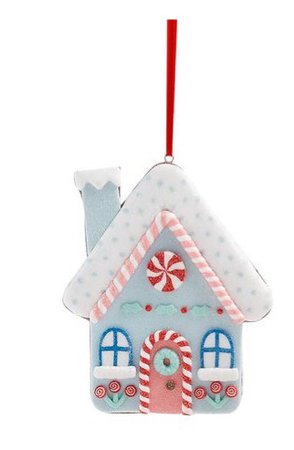 gingerbread house christmas tree ornament